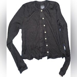 OGL cotton blend Ribbed Cardigan Small